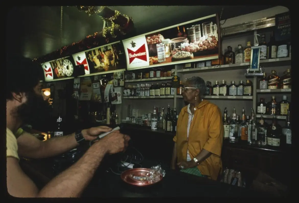 The everyday atmosphere of Theresa’s Lounge — small, real, and unforgettable.